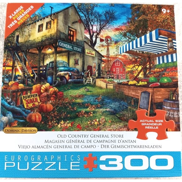 Old Country General Store 300 Piece Jigsaw Puzzle 19” X 27” by EuroGraphics - Picture 1 of 4